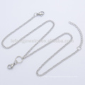 2.6mm 18"+2" top quality stainless steel chain charming pendant necklace, latest stainless steel necklace chain